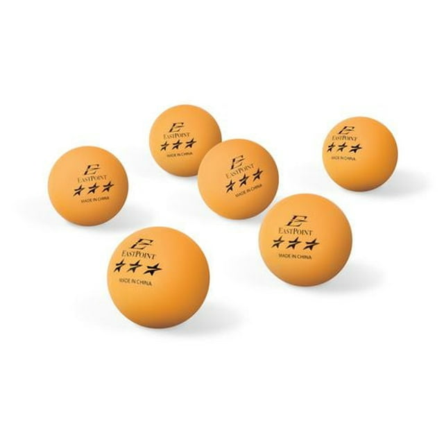 EastPoint Sports 40mm 3 Star Orange Recreation Table Tennis Balls