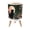 Color 3, variant on Gothic Small Trash Can with Lid Vintage Botanical Rose Glass Dome Floral 1.8 Gallon Dog Proof Trash Can Round Garbage Can Waste Bin Wastebasket for Bathroom Bedroom Living Room