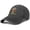 Black-3, variant on Vintage Low Profile Unstructured Hat | Cotton Flat Bill Snapback Rope Hat | Men & Women’s Hiking Fishing Running Golfing Hat