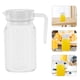 thumbnail image 5 of Jarra de agua con tapa y asa de pico, jarra de plástico transparente, recipiente para bebidas, jarra para refrigerador, para jugo, té, limonada, 500 ml, 5 of 6