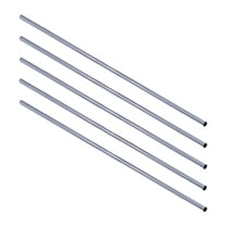 Design House 559146 72-inch Stainless Steel Shower Rod 5-Pack Polished Chrome