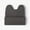 Grey, variant on Baseball Caps Cute Rabbit Ears Woolen Hat Solid Warm Outdoor Knitted Hat for Women Girls Black