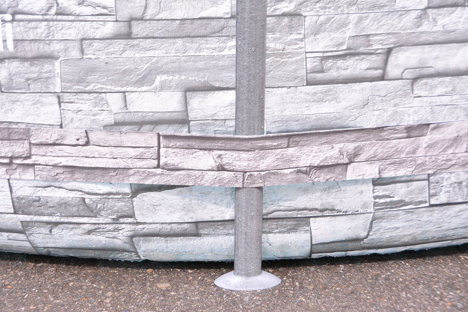 Avenli 12 ft. Grey Stone Premium Round Fiberglass Frame Above Ground Pool - image 5 of 6