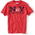 thumbnail image 1 of Aeropostale Mens N Est 87 Y Camiseta Gráfica, Rosa, XX-Large, 1 of 1