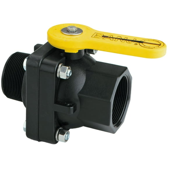 Banjo VSMT204FP 2" Full Port Stubby Valve, Male NPT x Female NPT