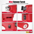 thumbnail image 4 of Everstart Butane Torch – Adjustable Flame Refillable Butane Torch Lighter for Soldering, Heat Shrink, Automotive, and Home Repair, 4 of 10