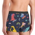 thumbnail image 5 of Junzan Cartoon Dinosaur Scooter Sport Blue Mens Underwear Boxer Briefs For Men’s - Xx-Large, 5 of 9