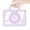 Purple, variant on Allytechgroup Rugged Clear Case for Apple iPad Pro 11 M4 2024, Clear Back Rotating Stand Handle Kids Friendly Shockproof Case Cover for iPad Pro 11 Inch 2024, Blue Pink
