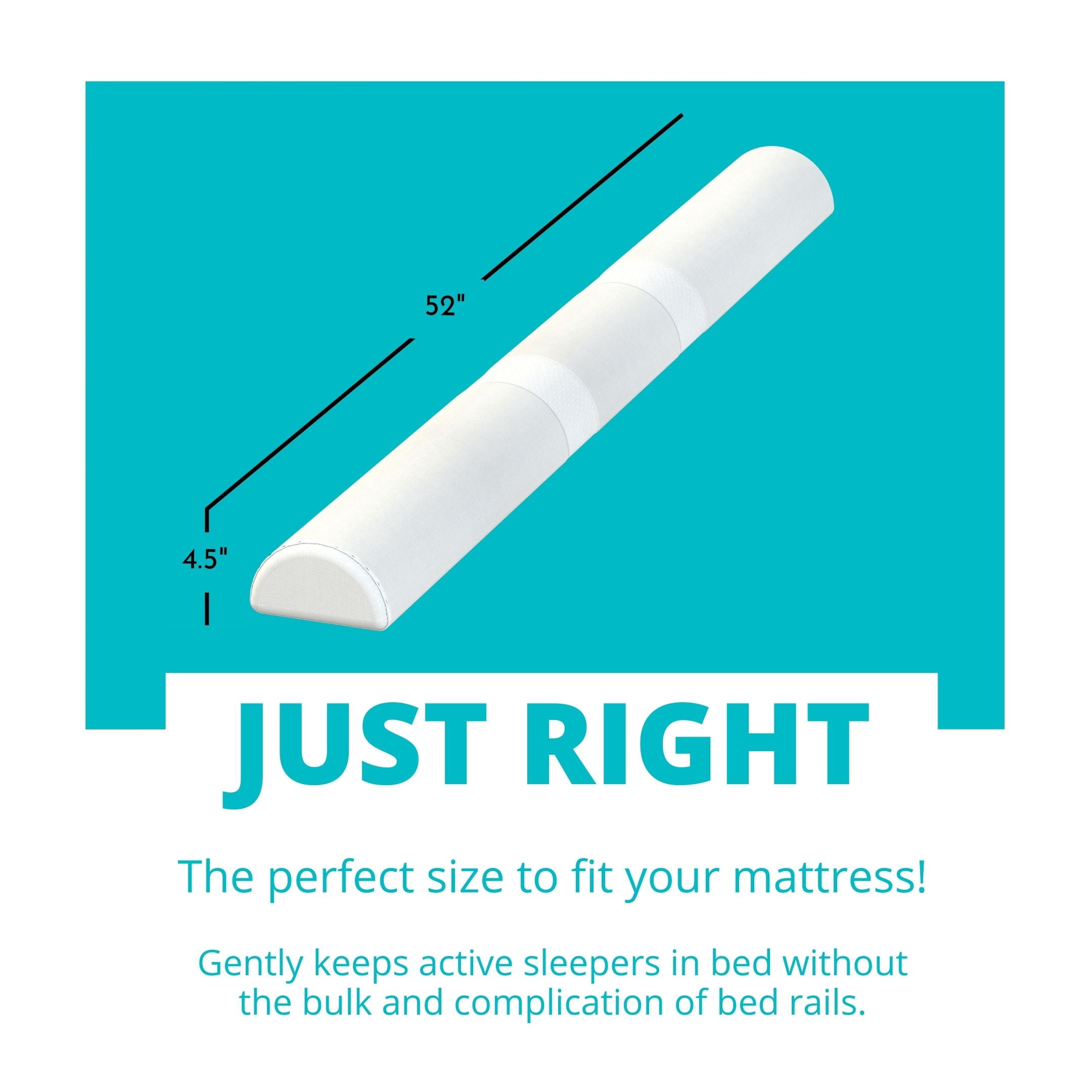 Little Sleepy Head Foam Bed Rail Bed Bumpers For Toddlers - Safeguard Your Kid's Sleep (2 Pack)