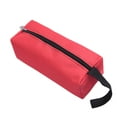 thumbnail image 1 of Electronicheart Sac de Rangement Pochette à Outils Matériel Sac Finition Soignée Imperméable Léger avec Fermeture Éclair Organisateur d'Outils Multifonction Noir Rouge 25*8.5*7, 1 of 6
