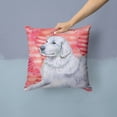 thumbnail image 2 of Carolines Treasures BB9762PW1414 Maremma Sheepdog Love Fabric Decorative Pillow  14Hx14W multicolor, 2 of 4