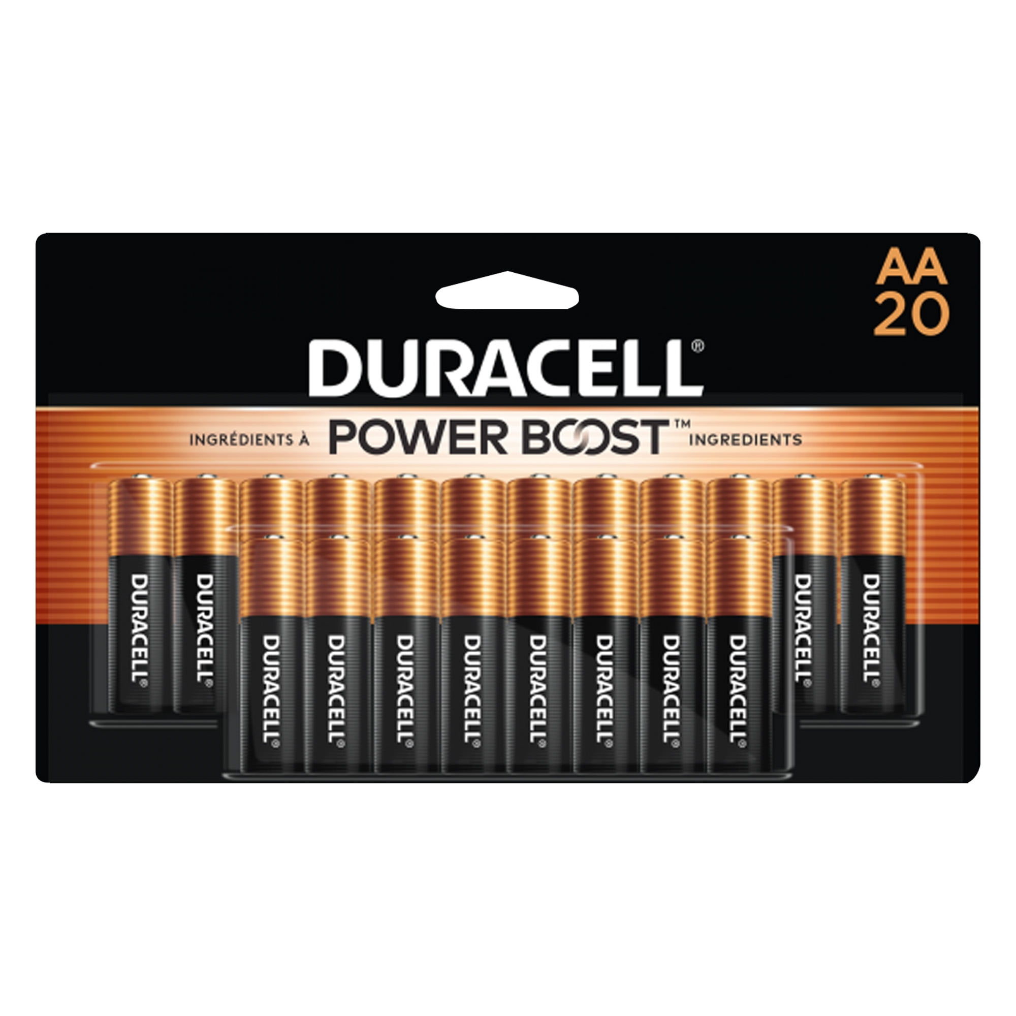 Buy Duracell MN1500B20 Battery, 1.5 V Battery, 2450 mAh, AA Battery,  Alkaline, Rechargeable: No, Black/Copper Black/Copper