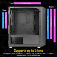 thumbnail image 4 of Antec NX200M - MT - micro ATX - windowed side panel (tempered glass) - no power supply - USB/Audio, 4 of 4