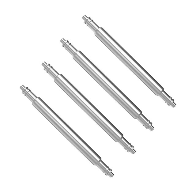Milisten 4PCS 20mm Silver Watch Band Spring Bars Strap Link Repair tool Watchmaker Stainless steel Watch Accessories Kit Set