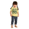 thumbnail image 4 of Dont Make Me Call My Papa He's Tough Toddler Boy Girl T Shirt Infant Toddler Brisco Brands 6M, 4 of 6