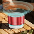 thumbnail image 4 of Metal Bluetooth Speaker - Mini Portable Audio with Colorful Breathing Night Light, Payment Voice Broadcast, Bluetooth 5.0 for Laptops, 4 of 8