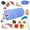 Blue, variant on Semfri 21Pcs Interactive Cat Toy Set with LPink Tunnel & Teaser Wand for Small Pets