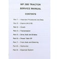 thumbnail image 2 of Massey Ferguson 285 Tractor Service Repair Manual Parts Catalog, 2 of 11