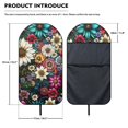 thumbnail image 4 of XYZCANDO Vibrant Floral Car Seat Towel Cover - Waterproof Sweatproof Seat Protector - Universal Fit for Cars, Trucks, SUVs & Sedans, 4 of 6