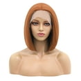 Mustacti White Wig Short Bob Wigs For Women 12Inch Heat Resisting