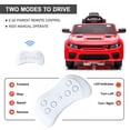 thumbnail image 2 of 12V Ride On Car,  Dodge Charger Powered Electric Car with Battery Powered, Bluetooth, Remote Control, LED Light, Ride On Toy for Ages 3+ Kids, Red, 2 of 10