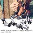 thumbnail image 3 of 10PCS Guitar Strap Lock Buttons, Mushroom Style Metal End Pins With Screw For Electric Guitar Bass Ukulele, 3 of 8
