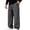 #0099-Dark Gray, variant on Qiyinn Men's Outdoor Sports Hiking Pants Water Resistant Solid Color Straight Leg Elastic Waist for Climbing Camping Travel