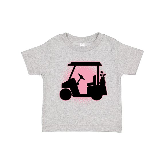Inktastic Golfing Girls Golf Cart Girls Toddler T-Shirt