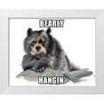thumbnail image 1 of Shefranov, Olga 24x20 White Modern Wood Framed Museum Art Print Titled - Bearly Hangin, 1 of 4