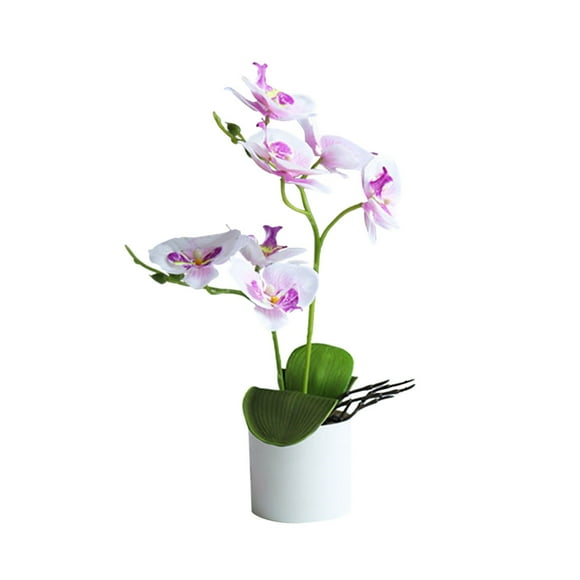 adviicd Phalaenopsis Bonsai Artificial Flowers Phalaenopsis Artificial Bonsai Artificial Flowers