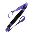 thumbnail image 2 of Correa de , correa de estiramiento de , ejercicio de flexibilidad, multifuncional, profesional, elástica, ajustable, cinturón de estiramiento Púrpura, 2 of 4