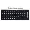 thumbnail image 2 of Deyuer Russian Spanish English French Letters PC Laptop Computer Keyboard Stickers,English, 2 of 8