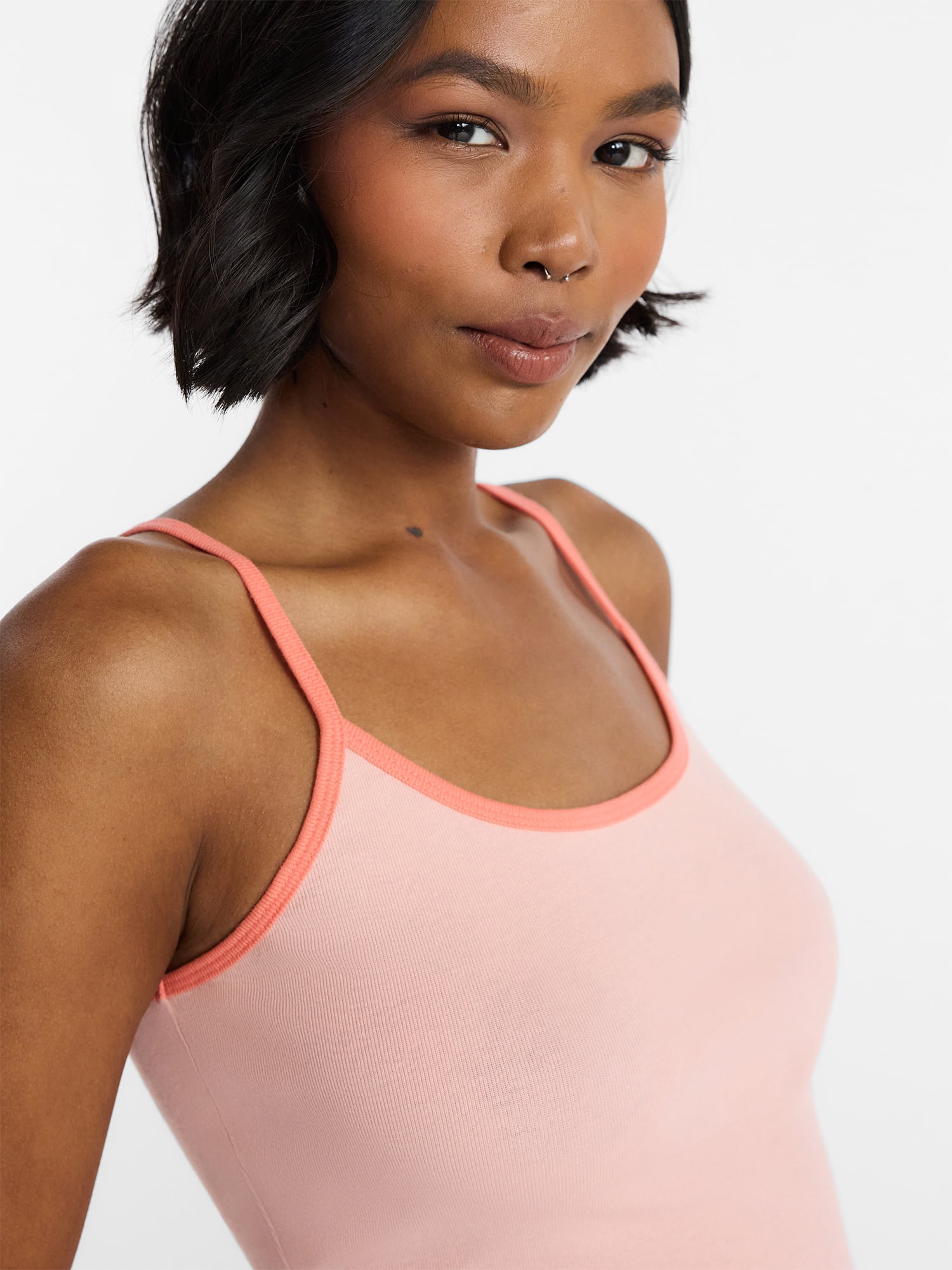 No Boundaries Scoop Neck Cami Top, Women's XXS-XXL