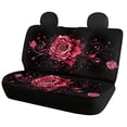thumbnail image 2 of Pzuqiu Car Seat Covers Full Set Easy to Install Polyester, Compatible with Auto Seats SUV Seats, for Truck Cars, Rose, 2 of 10