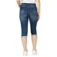 thumbnail image 3 of Angels Forever Young Women's 360 Sculpt 17" Mid-Rise Denim Capri, 3 of 3