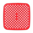 thumbnail image 1 of Silicone Air Fryer Liners Food-Grade Silicone Mat Easy to Clean & Food-Grade 7.5 inch Red, 1 of 6