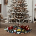 thumbnail image 6 of Kll Teeth Christmas Tree Skirt 36",Party Decorations Farmhouse For Christmas Decorations Holiday Party, 6 of 8