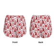 thumbnail image 5 of Lsque Christmas Gnome Printed Women's Running Shorts with Liner Pockets,Elastic Quick Dry Workout Athletic Gym Yoga Shorts,Womens High Waist Shorts-Small, 5 of 9
