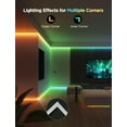 thumbnail image 4 of Govee RGBIC Tira de luces LED con cubiertas, luces LED inteligentes para dormitorio compatibles con Alexa y Google Assistant, canal difusor LED con luces LED Srtip, rodapiés, estudio, gabinete, 4 of 5