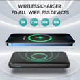 TRAHOOWireless Portable Charger Power Bank,13800mAh 15W Fast Wireless