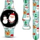 thumbnail image 1 of Correas de reloj navideñas y de Halloween compatibles con Samsung Galaxy Watch de 40 mm, 41 mm, 42 mm, 44 mm, 45 mm, 46 mm, 20 mm, correa de silicona de repuesto para Galaxy Watch 6 / Watch 5 / Watch, 1 of 4