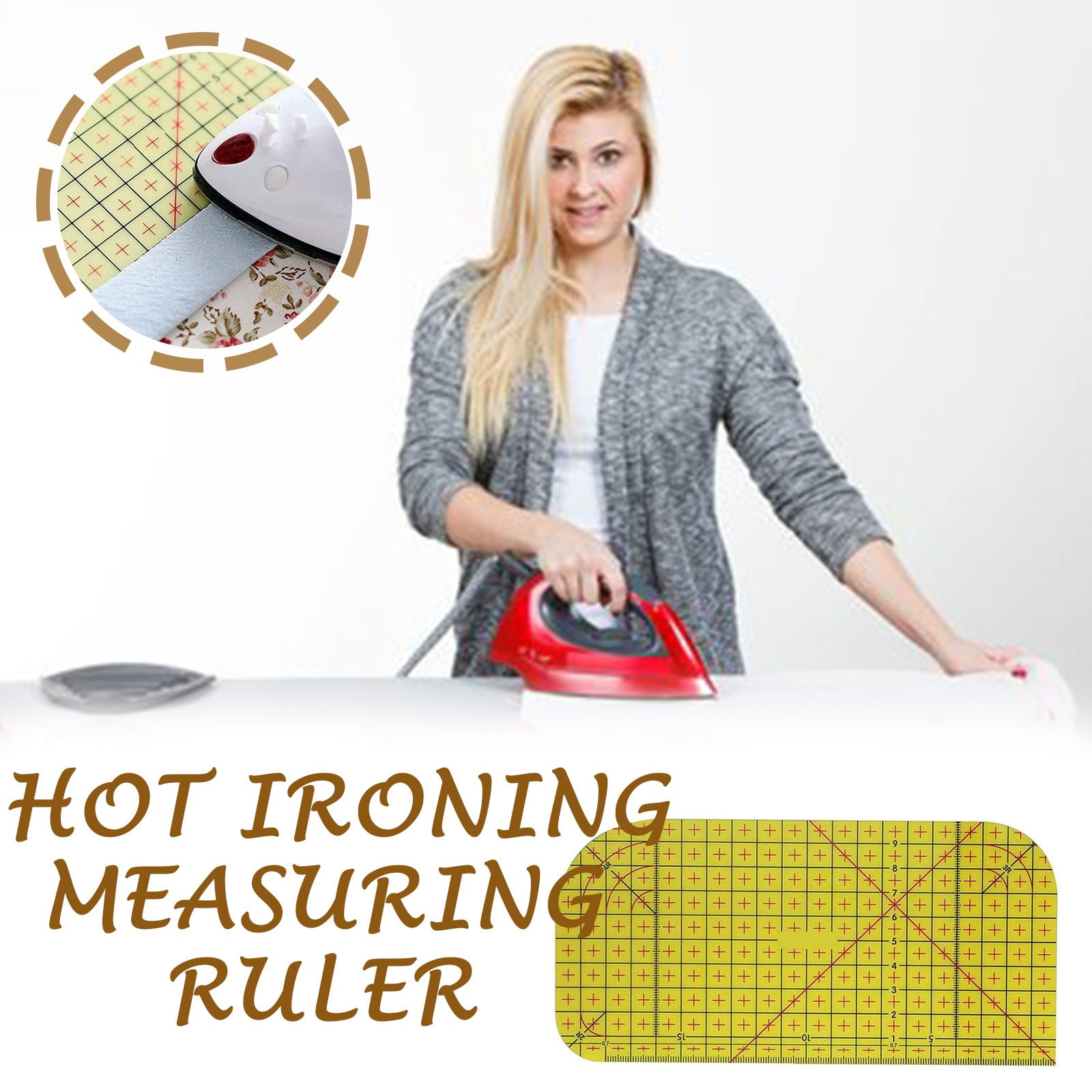 Hot Ironing Ruler Hot Ironing Measuring Ruler Patchwork Tools for