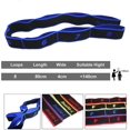 thumbnail image 2 of Bandas elásticas CHAO para ejercicios yoga pilates fitness azul y negro 15 kg resistencia, 2 of 5