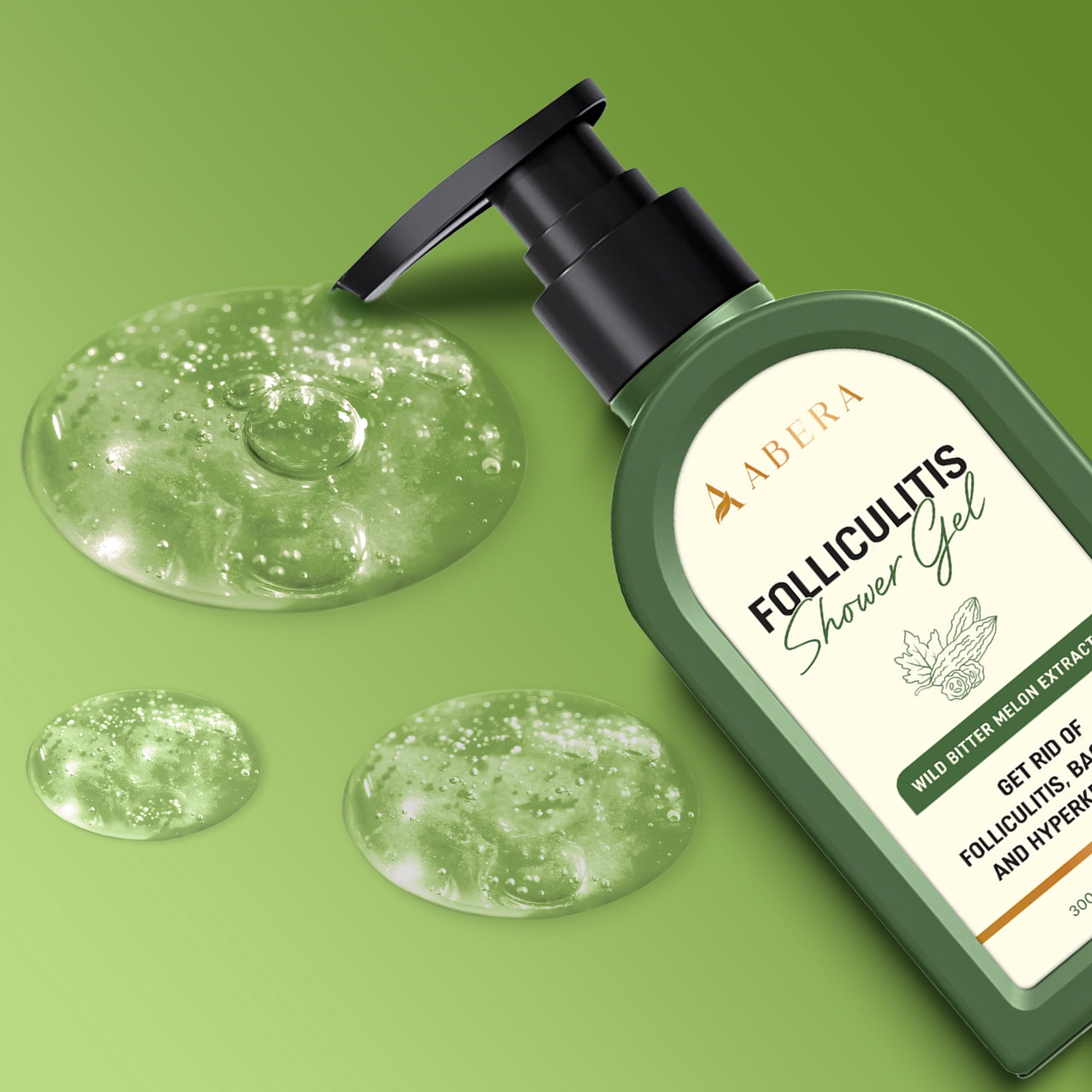 Abera BHA Body Wash – Deep Cleansing Shower Gel for Back Acne, Folliculitis & Oily Skin – Tea Tree & Wild Bitter Melon – 10.14 fl oz