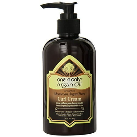 one 'n only Argan Oil Curl Cream Derived from Moroccan Argan Tress, 10 (Best Way To Braid Hair For Curls)