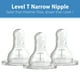 thumbnail image 3 of Botellas para biberones Dr. Brown's Natural Flow Level T de 0 m+, paquete de 6, 3 of 8