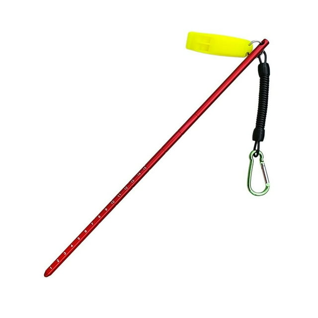 Greeniant Diving Lobster Stick Pointer Submarino Shaker Noise Maker Deportes acuáticos Rojo