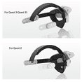 thumbnail image 3 of Battery Head Strap 6000mAh for Meta Quest 2/Quest 3/Quest 3S VR Headset, Ergonomic Adjustable Replacement Elite Strap with Fast Charging Battery Pack VR Accessories, 3 of 10