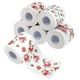 thumbnail image 5 of ULTNICE 5 rollos de papel higiénico con patrón navideño, rollos de papel tisú para cena de baño de Papá Noel, servilletas desechables, 5 of 7