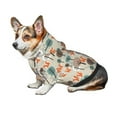 thumbnail image 7 of Salouo Squirrels and Trees Pattern Small Dog Hoodie Sweatshirts Dog Clothes Coat Clothing Puppy Sweater Outfit Pullover Pet Winter Coat Sweater Outfit-X-Large, 7 of 7